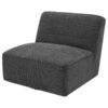 Cube Upholstered Armless Swivel Chair