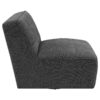 Cube Upholstered Armless Swivel Chair