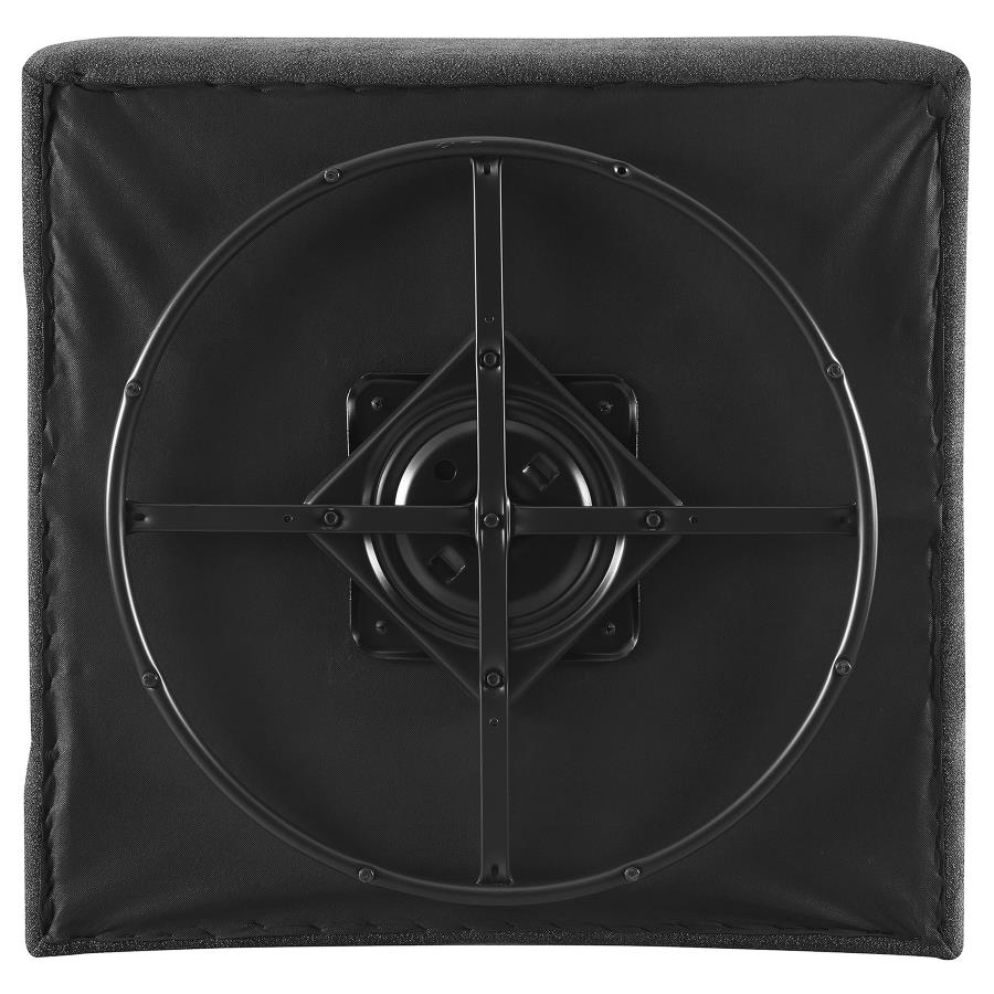 Cube Upholstered Armless Swivel Chair