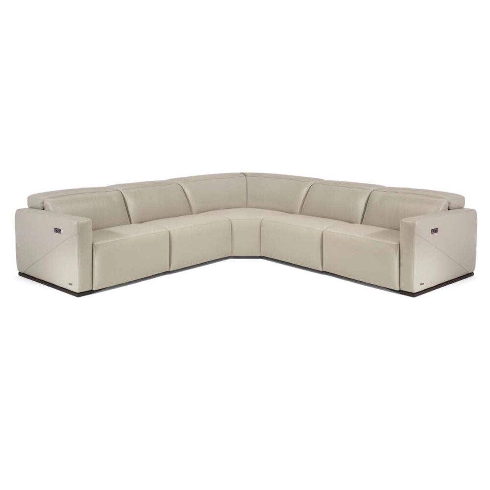Baltimora Dual Power Sectional by Natuzzi