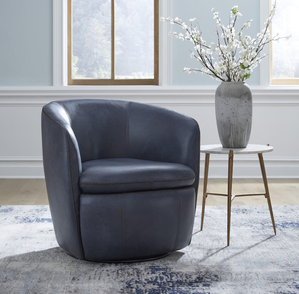 Rey Swivel Chair Blue