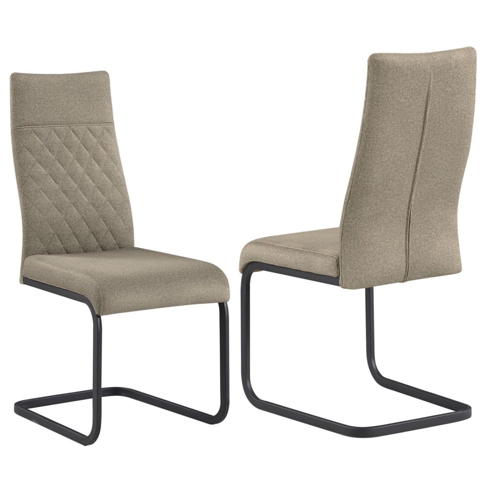 Savona Side Chair with Diamond Stitched Back