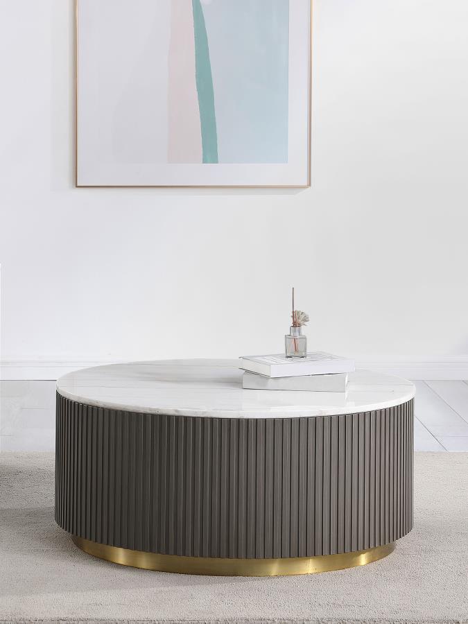 Aurielle Marble Round Coffee Table