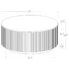 Aurielle Marble Round Coffee Table