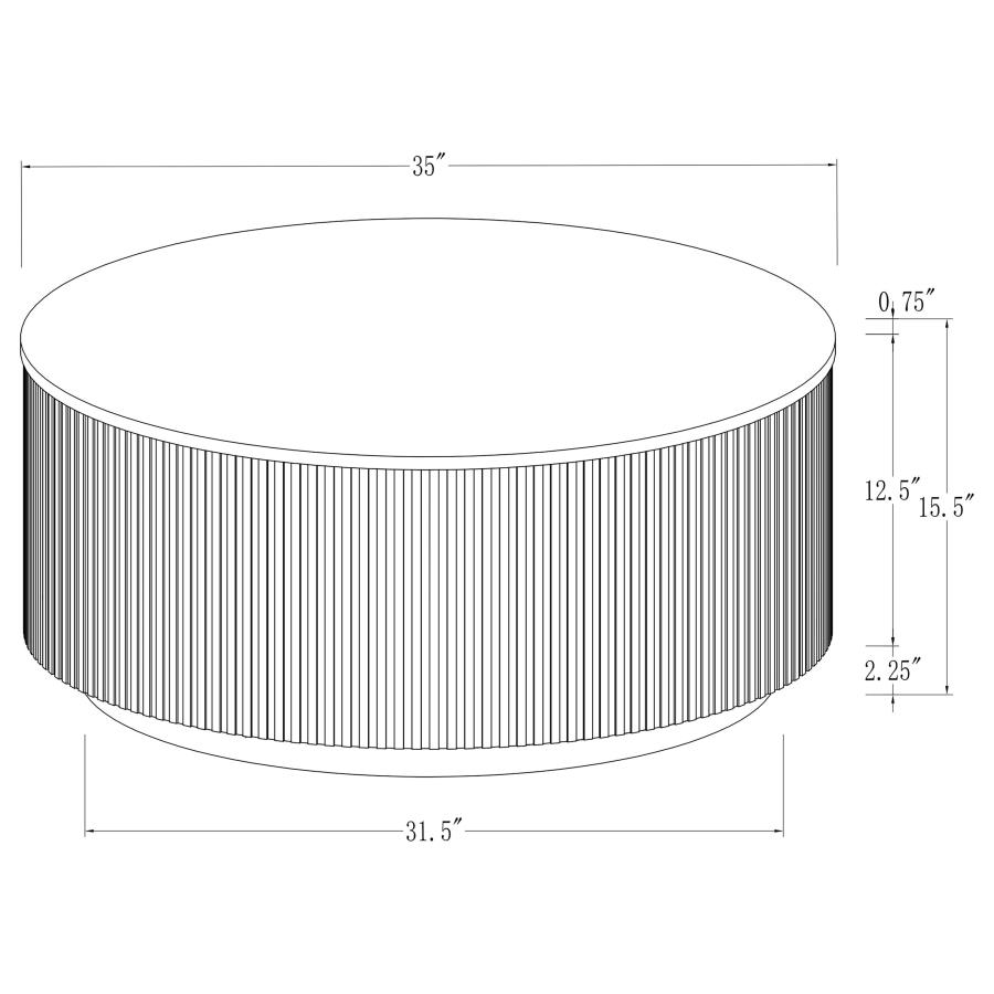 Aurielle Marble Round Coffee Table