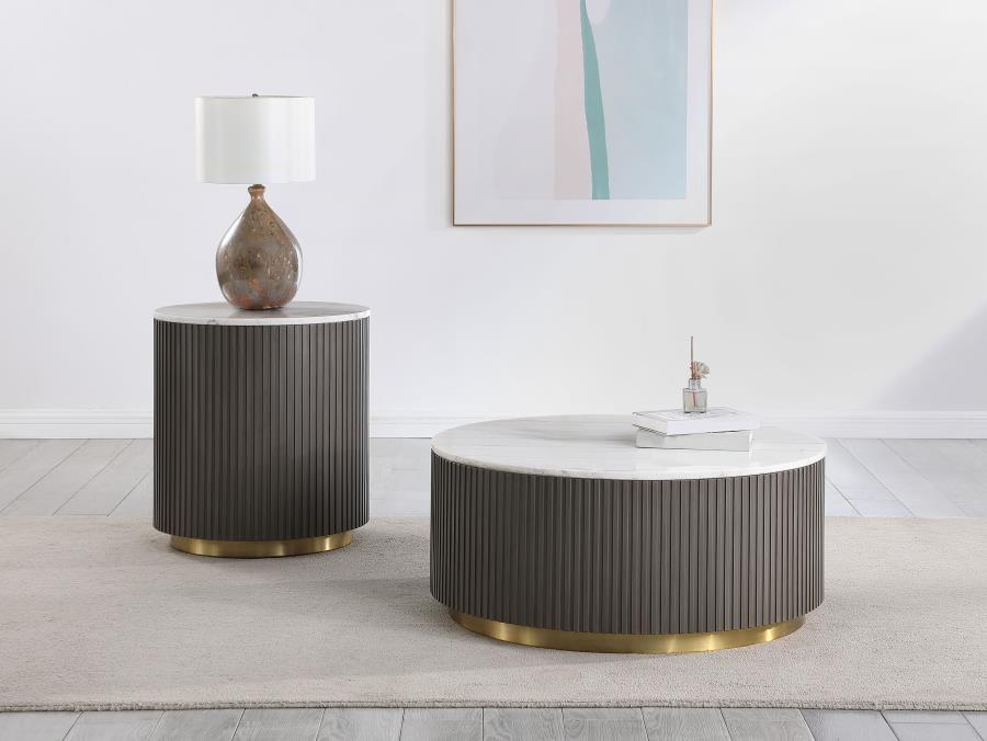 Aurielle Marble Round Coffee Table