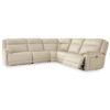 Aurora Power Reclining Leather Sectional