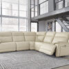 Aurora Power Reclining Leather Sectional