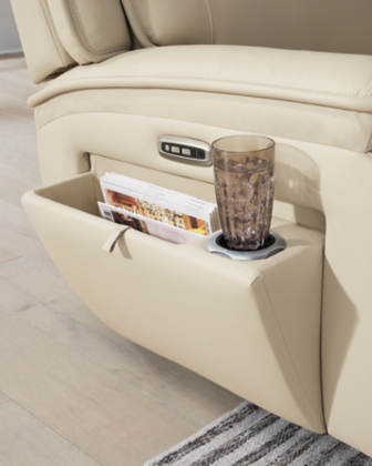 Aurora Power Reclining Leather Sectional