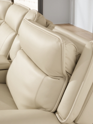 Aurora Power Reclining Leather Sectional
