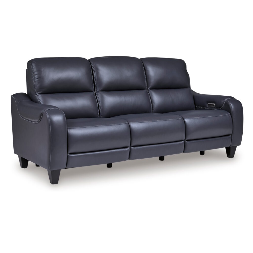 Belmount Power Reclining Sofa in Blue