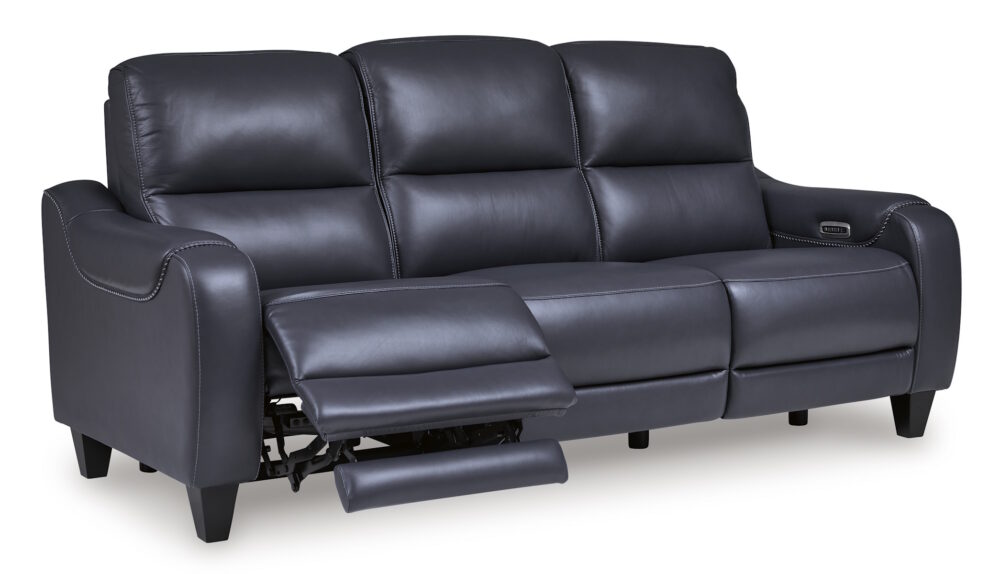 Belmount Power Reclining Sofa in Blue
