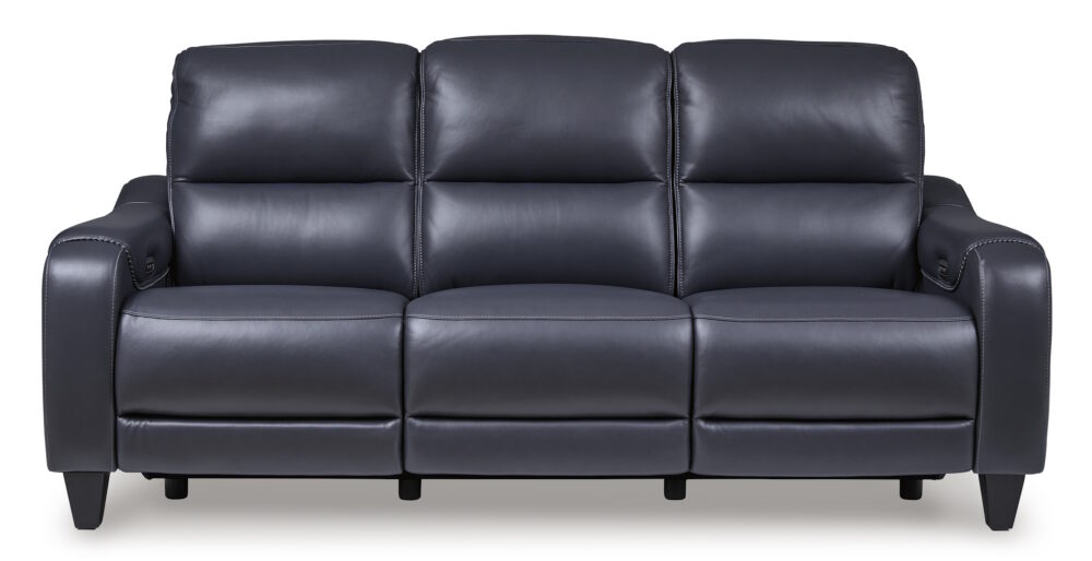 Belmount Power Reclining Sofa in Blue