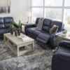 Belmount Power Reclining Sofa in Blue
