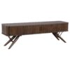 Walnut Horizon Media Console Walnut Horizon Media Console