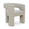 Monroe Curve Accent Chair Ivory