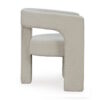 Monroe Curve Accent Chair Ivory