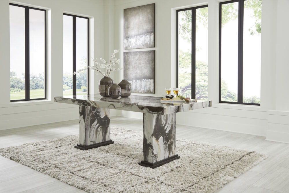 Monterra Faux Marble Dining Table