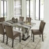 Monterra Faux Marble Dining Table
