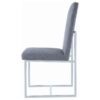 Modern Grey Upholstered Dining Chair