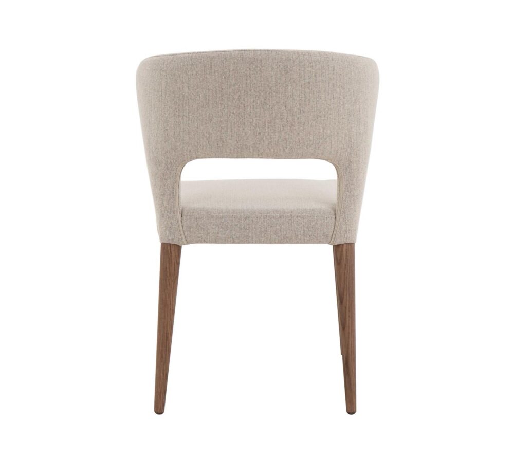 ROSE-SC-WAL-TPE (4) Rose Dining Chair