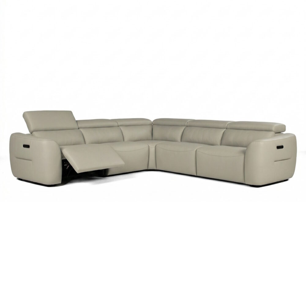 Nicoletti Italia St. Louis Leather Reclining Sectional