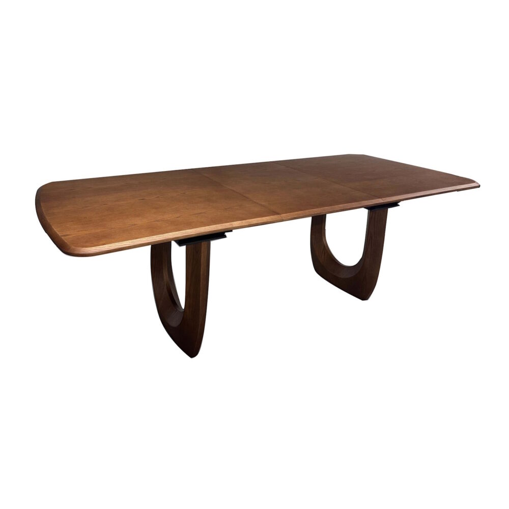 Selma All-Wood Dining Table with Extendable Top