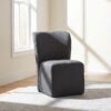Haven Upholstered Dining Chair Charcoal