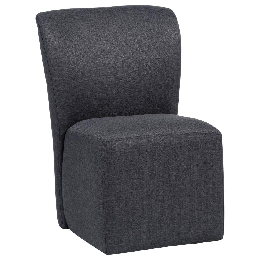 Haven Upholstered Dining Chair Charcoal