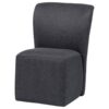 Haven Upholstered Dining Chair Charcoal