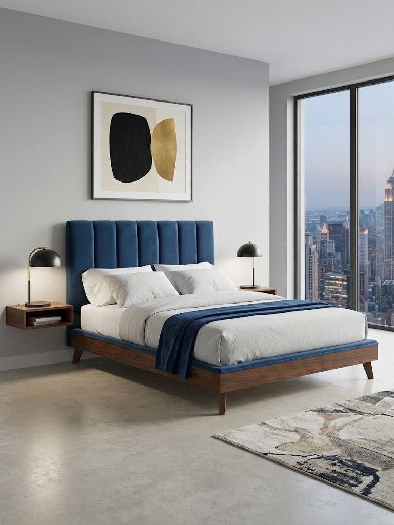 Azure-Luxe-bed-room Aura Luxe Bed