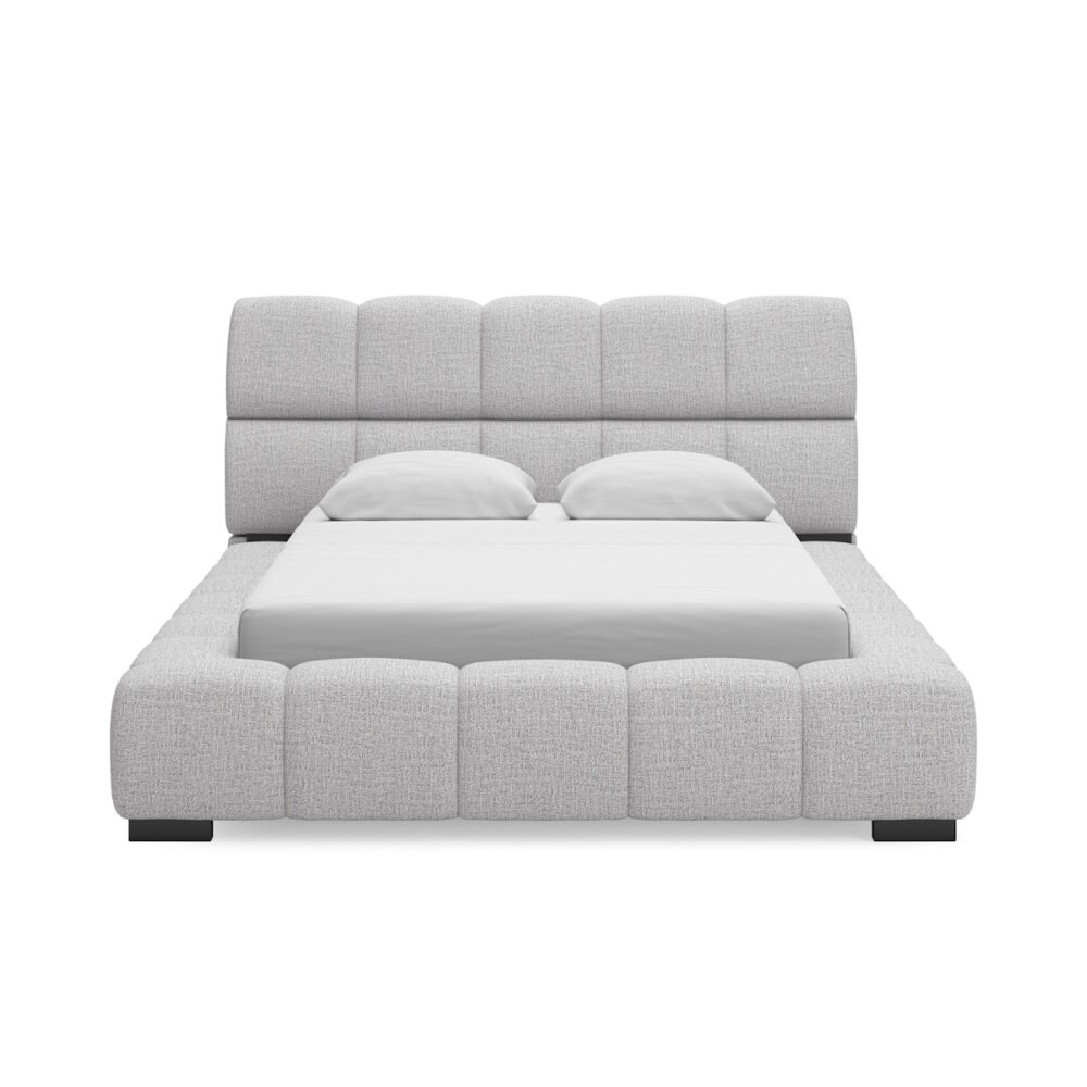 Marlow Channel-Tufted Upholstered Bed