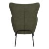 Modern Distressed Wingback Accent Chair