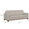 Harlow Mid-Century Sofa