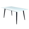 Kingsley Starphire Glass Dining Table