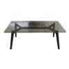 Aria Crackle Glass Dining Table